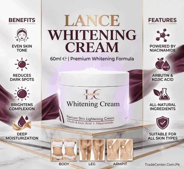 Lance Face & Body Whitening Cream In Pakistan