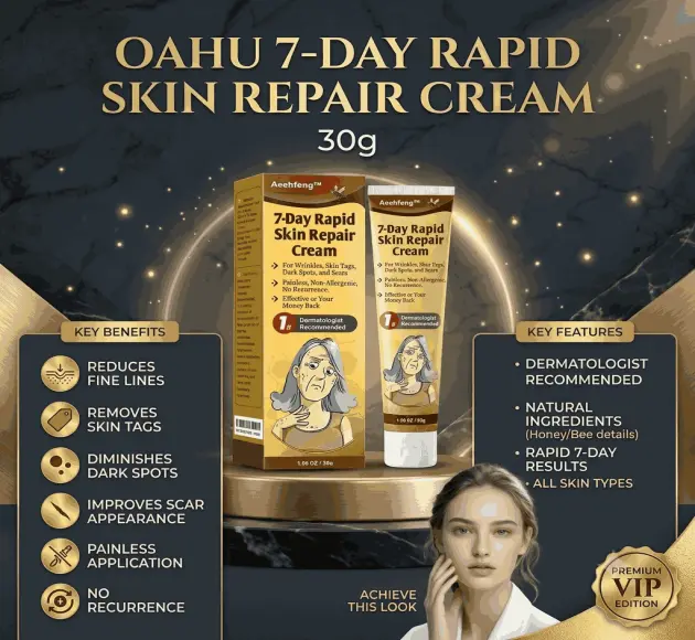 Oahu 7 Day Rapid Skin Repair Cream In Pakistan