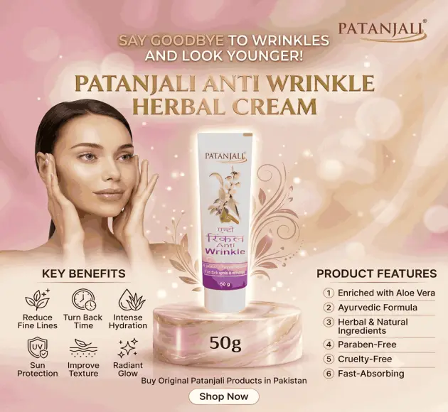 Patanjali Anti Wrinkle Herbal Cream In Pakistan