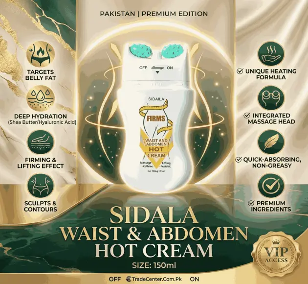 Sidala Waist Abdomen Hot Cream In Pakistan